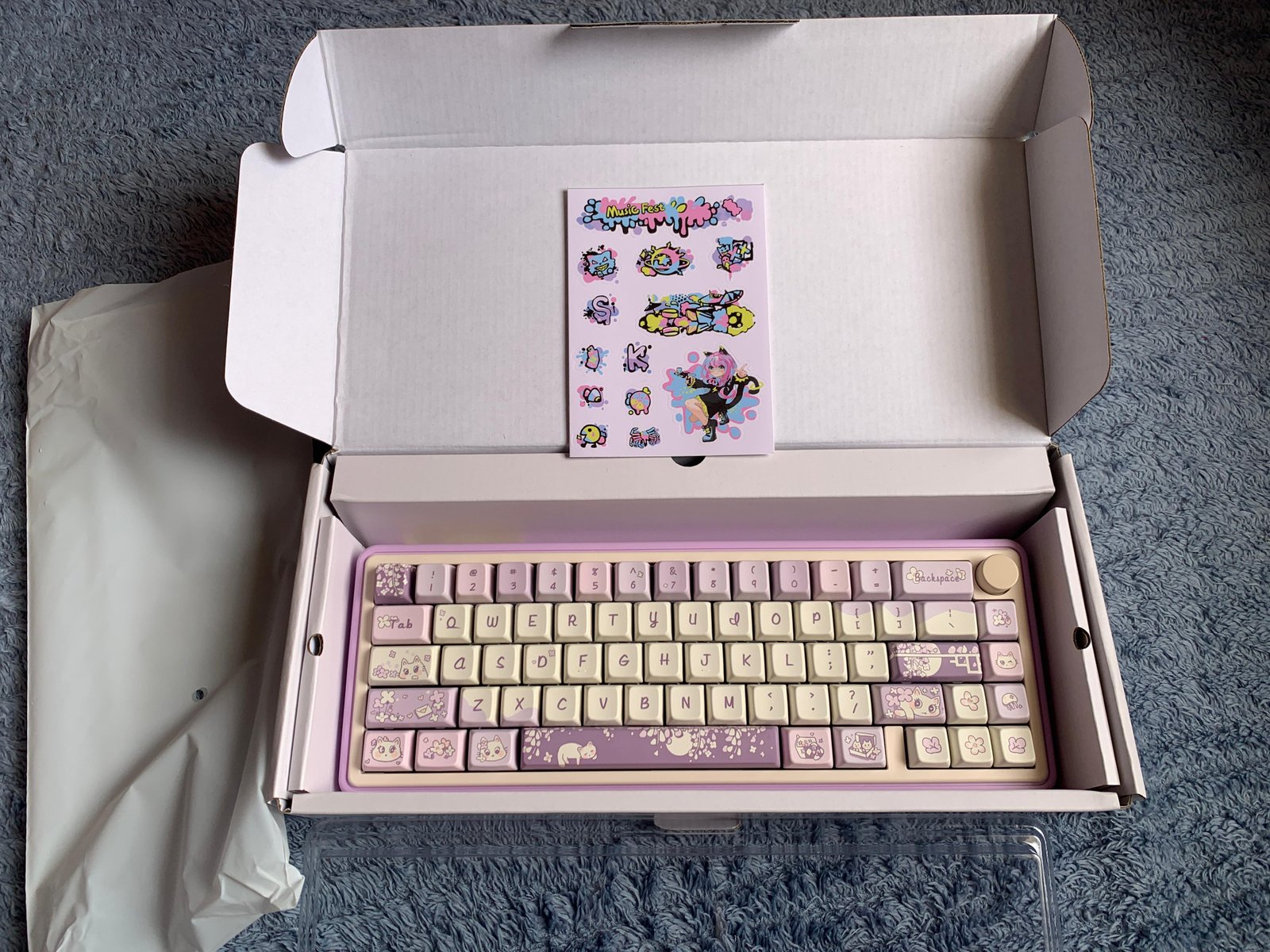 CIDOO NEBULA 65% Tri-Mode Mechanical Keyboard – VIA Programmable – Hot-Swap - Vue 4 | Keyboard Maroc