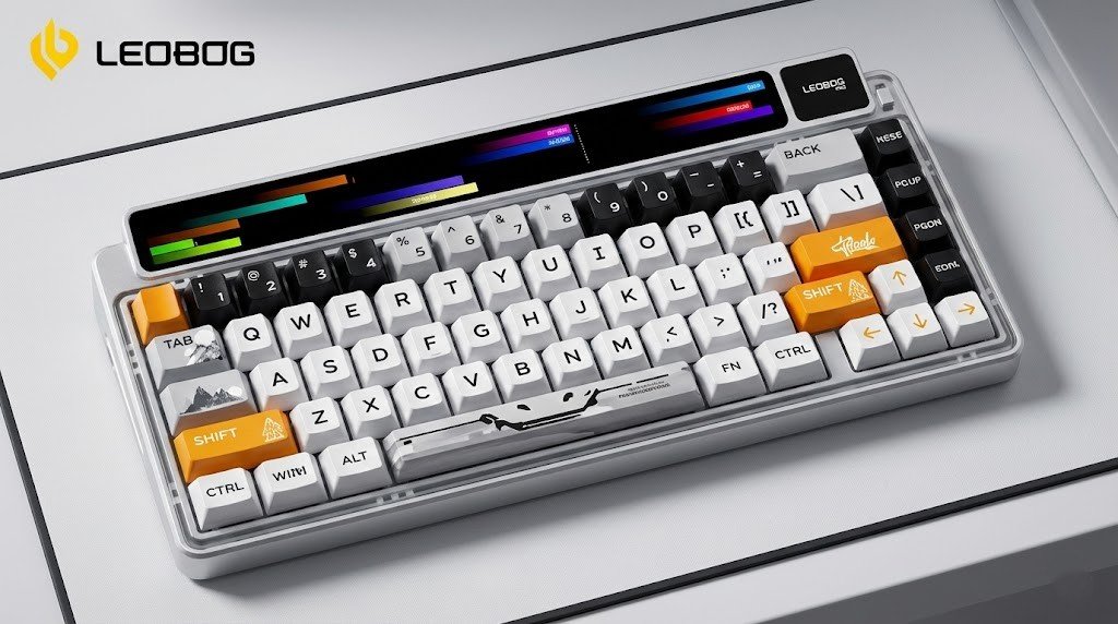 LEOBOG AMG65 Mechanical Keyboard With TFT LED Screen 3mode RGB Hot Swap Gaming Keyboard Custom Computer Gamer Accessories Gifts - Keyboard | Acheter au Maroc - Epic Key