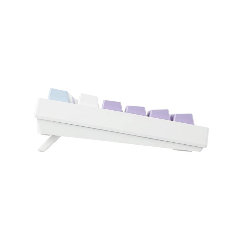 Ajazz AK820 Pro 75% Mechanical Keyboard White Purple - Vue 4 | Keyboard Maroc