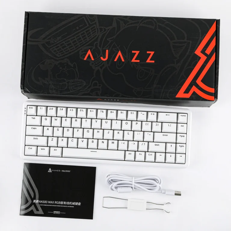 AK680 MAX Magnetic ( 8khz ) Keyboard (White) - Keyboard photo 4 - Epic Key Morocco