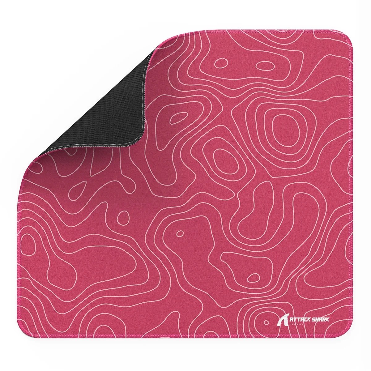 ATTACK SHARK CM02 eSport Gaming Mousepad (Berry Red Contour) - Mouse Pad | Epic Key Maroc