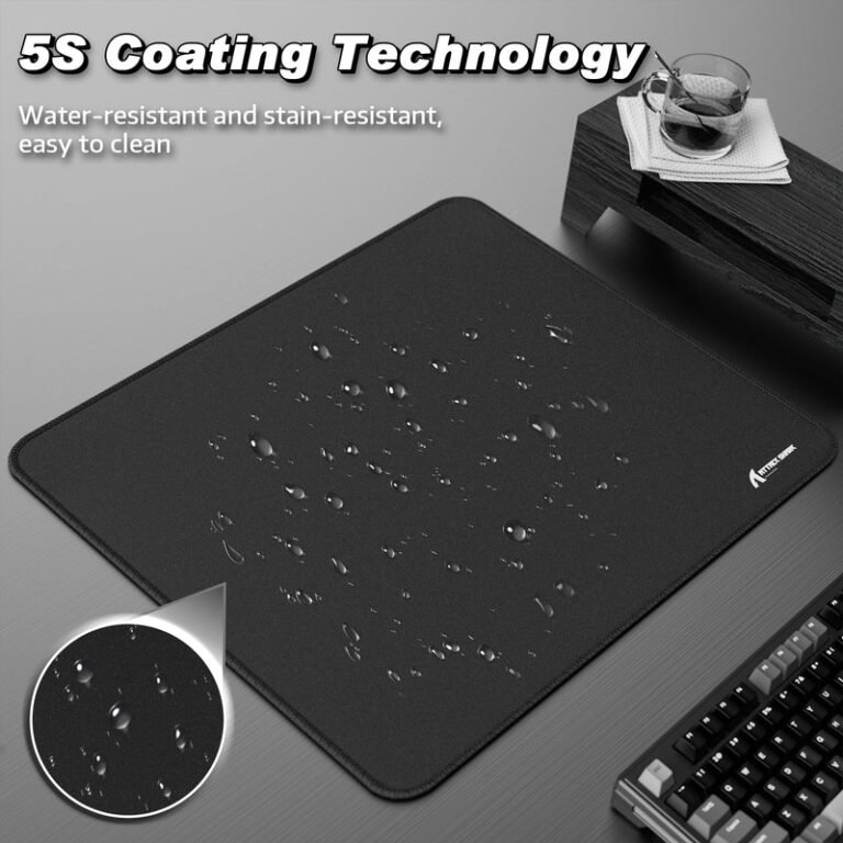 ATTACK SHARK CM02 eSport Gaming Mousepad (Black) - Mouse Pad photo 5 - Epic Key Morocco