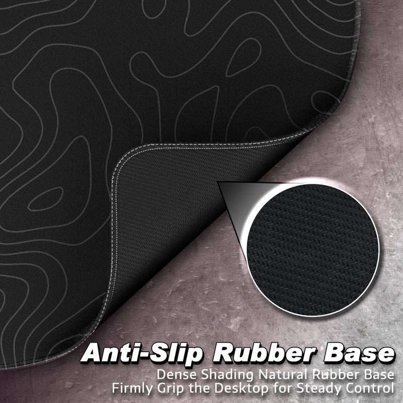 ATTACK SHARK CM02 eSport Gaming Mousepad (Black Contour) - Vue 6 | Mouse Pad Maroc