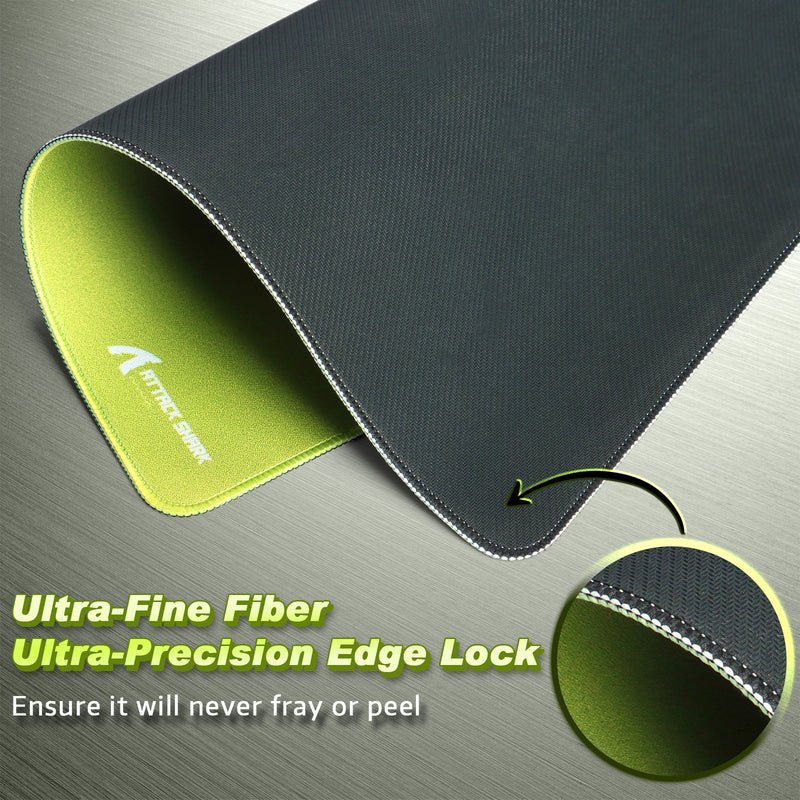 ATTACK SHARK CM02 eSport Gaming Mousepad (Green) - Vue 5 | Mouse Pad Maroc
