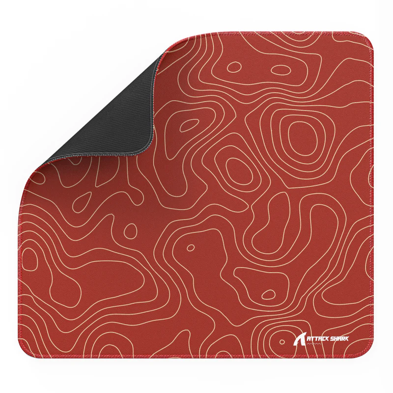 ATTACK SHARK CM02 eSport Gaming Mousepad (Red Contour) - Mouse Pad | Epic Key Maroc