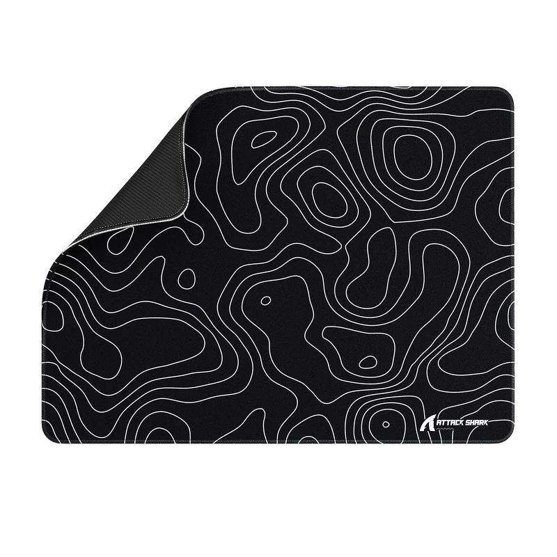 ATTACK SHARK CM02SE eSport Gaming Mousepad (410x310x4 MM) Black Contours - Epic Key Morocco
