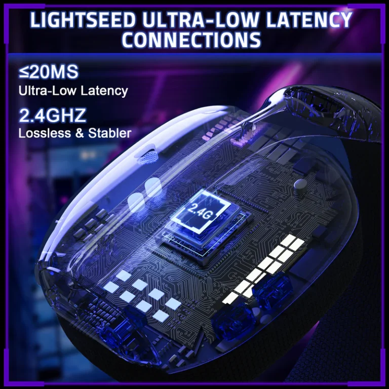 ATTACK SHARK L80PRO Wireless Gaming Headset (Black) - Gaming Headset photo 4 - Epic Key Morocco