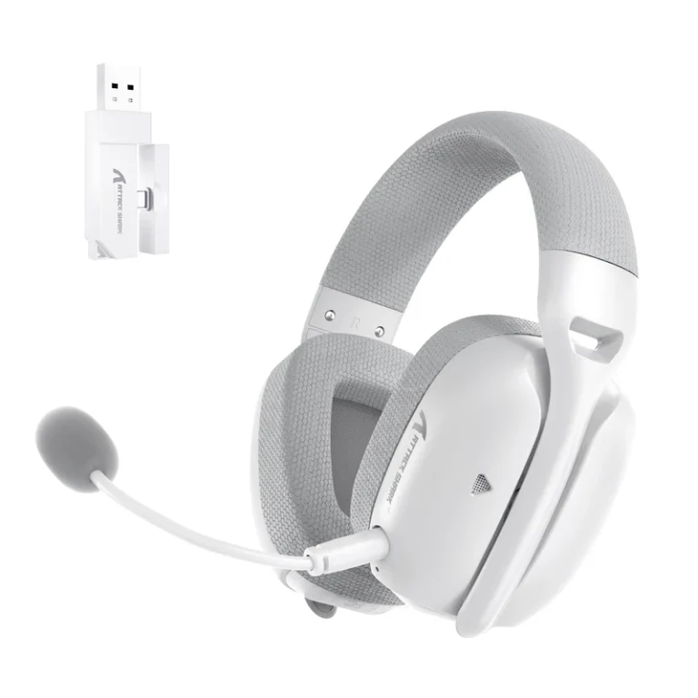 ATTACK SHARK L80PRO Wireless Gaming Headset (White) - Buy Gaming Headset online in Morocco | Epic Key