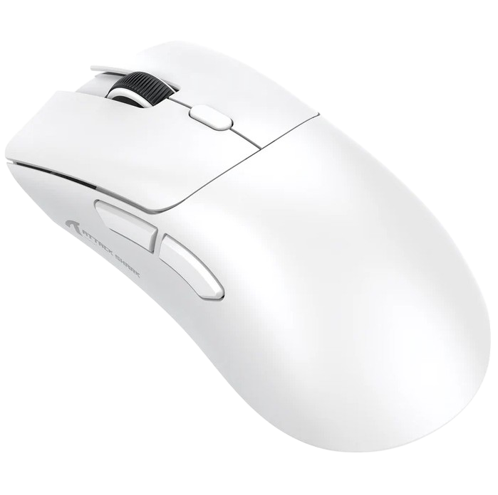ATTACK SHARK R1 Wireless Gaming Mouse (White) - Mouse photo 2 - Epic Key Morocco