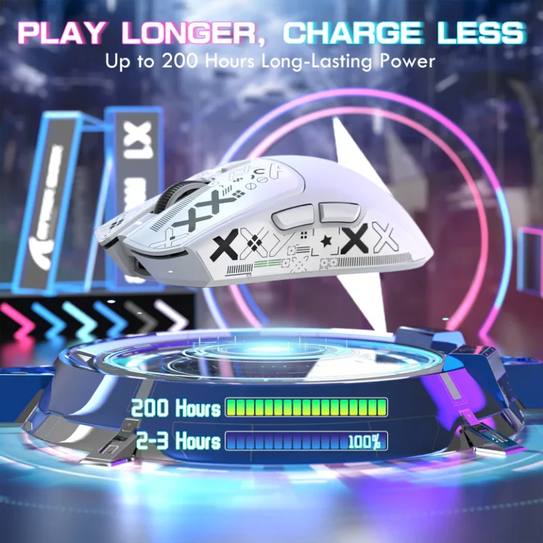 ATTACK SHARK X1 – Ultra-Light Tri-Mode Gaming Mouse - Mouse photo 6 - Epic Key Morocco