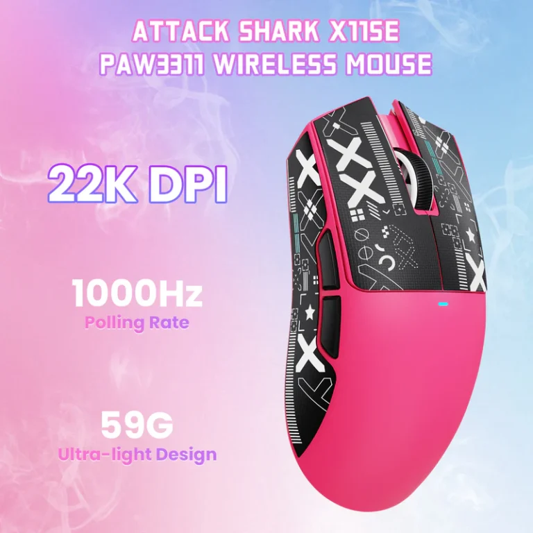 ATTACK SHARK X11SE Wireless Gaming Mouse - Mouse photo 5 - Epic Key Morocco