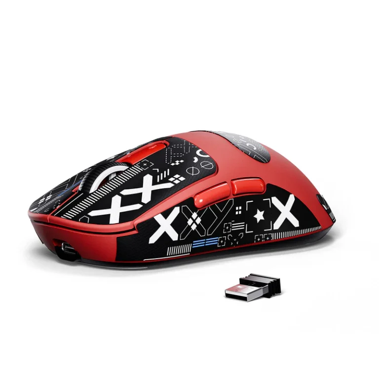 ATTACK SHARK X3 Wireless Gaming Mouse PAW3395 Superlight (Red) - Mouse available at Epic Key Morocco