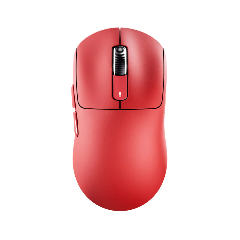 ATTACK SHARK X3 Wireless Gaming Mouse PAW3395 Superlight (Red)(no stickers) - Vue 2 | Mouse Maroc
