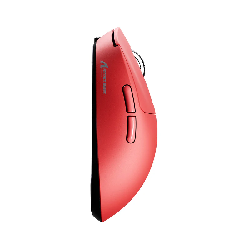 ATTACK SHARK X3 Wireless Gaming Mouse PAW3395 Superlight (Red)(no stickers) - Vue 4 | Mouse Maroc