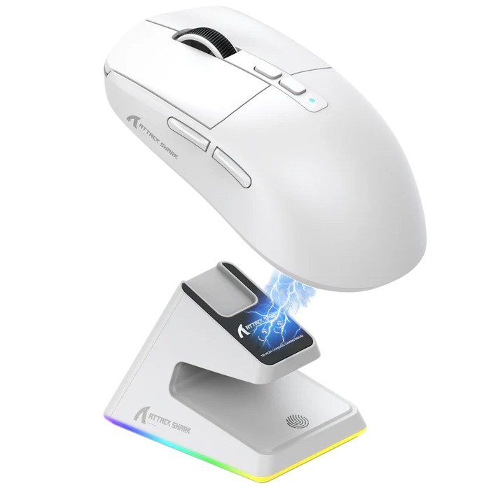 ATTACK SHARK X6 Lightweight Wireless Gaming (White) - Mouse photo 2 - Epic Key Morocco