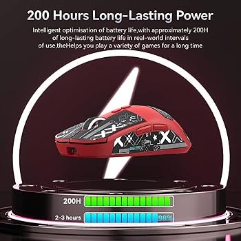 ATTACK SHARK X6 Lightweight Wireless Gaming (Red) - Mouse photo 4 - Epic Key Morocco