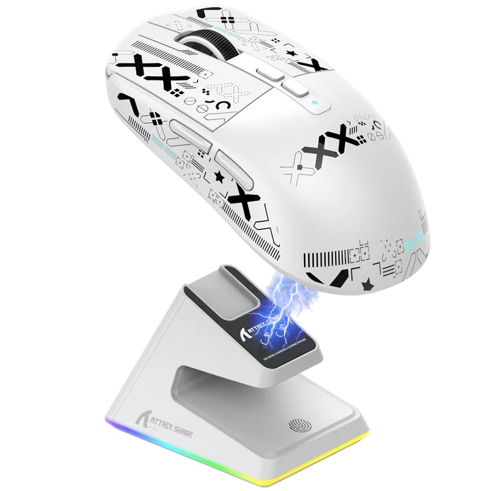 ATTACK SHARK X6 Lightweight Wireless Gaming (White) - Mouse | Acheter au Maroc - Epic Key