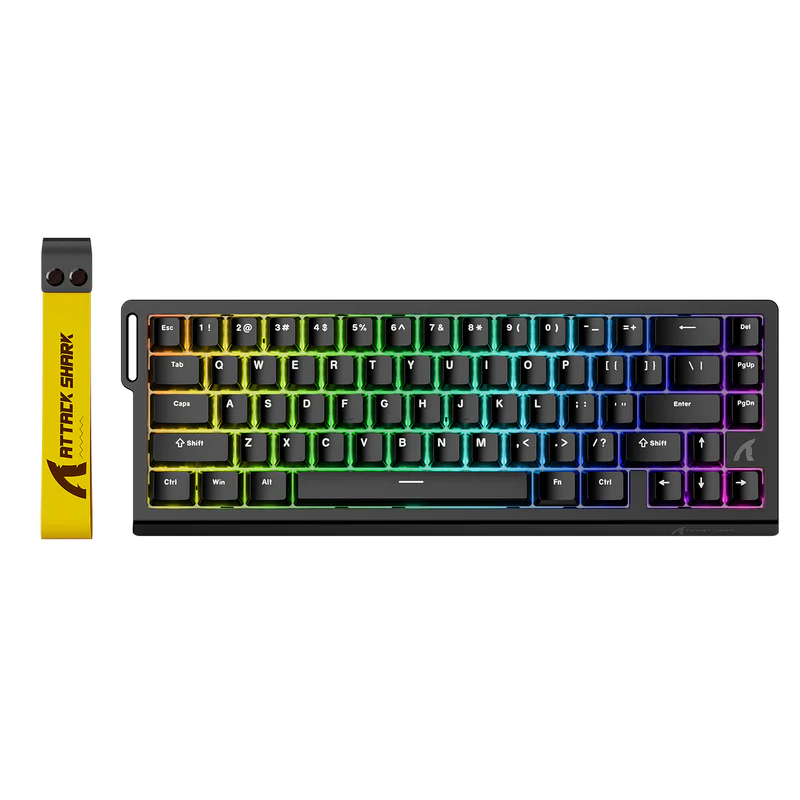 ATTACK SHARK X68 HE 60% Magnetic Rapid Trigger Keyboard – 8KHz Polling, Adjustable Actuation, RGB Backlit, Snap Tap & DKS Support - Keyboard | Acheter au Maroc - Epic Key