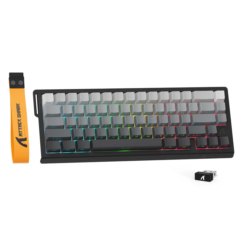 ATTACK SHARK X68PRO HE Wireless Rapid Trigger Keyboard Magnetic Switch - Epic Key Morocco