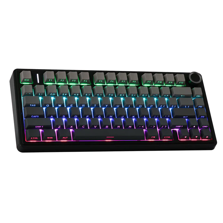 Aula F75 Gasket Mechanical Keyboard (Black Side-Printed) - Keyboard photo 2 - Epic Key Morocco