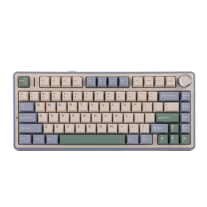 Aula F75 Gasket Mechanical Keyboard (Green) - Keyboard available at Epic Key Morocco