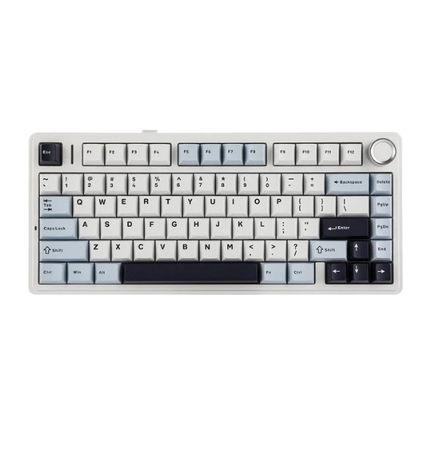 Aula F75 Gasket Mechanical Keyboard Light Blue - Keyboard available at Epic Key Morocco