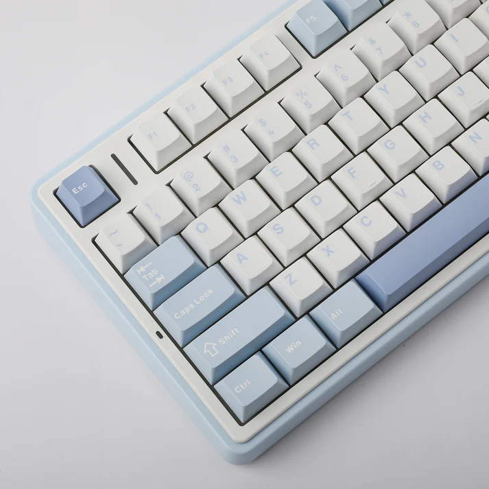 Aula F75 Gasket Mechanical Keyboard (Sea Salt Blue) - Keyboard photo 4 - Epic Key Morocco