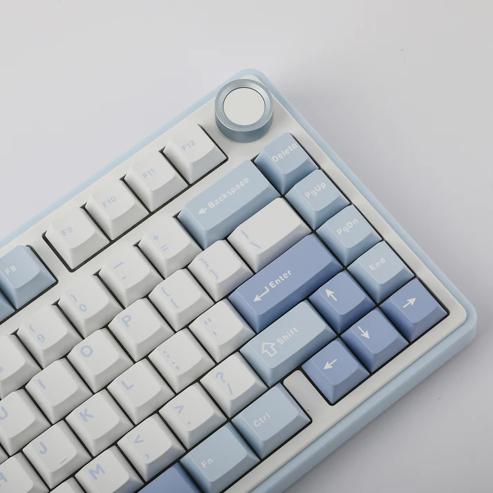 Aula F75 Gasket Mechanical Keyboard (Sea Salt Blue) - Keyboard photo 5 - Epic Key Morocco
