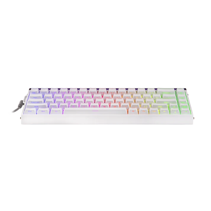 AULA HERO 68 HE – 65% Wired Hall Effect Gaming Keyboard | 8KHz | 128KHz Scan Rate (White Lighthouse) - Vue 3 | Magnetic Keyboards Maroc