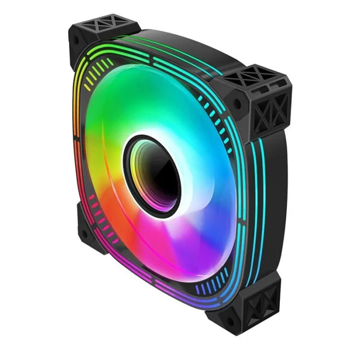 Case Fan 5V 3PIN ARGB AURA Temperature Control Silent PWM CPU Cooling Fan Prism II (Black) - Accessory | Acheter au Maroc - Epic Key