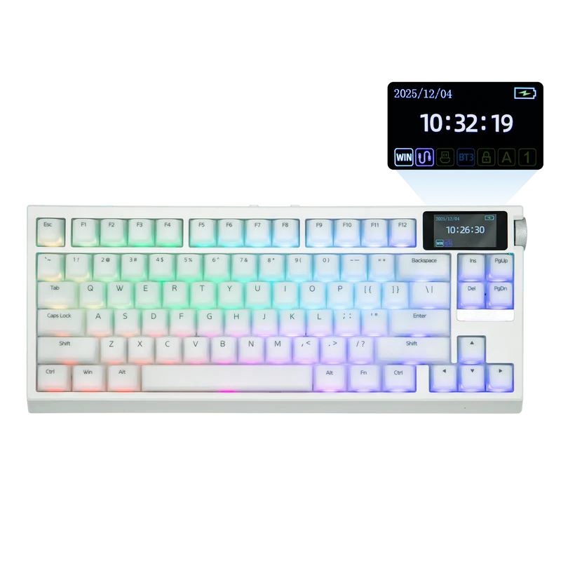 EPOMAKER G84 PRO Wireless Mechanical Gaming Keyboard - Vue 5 | Keyboard Maroc