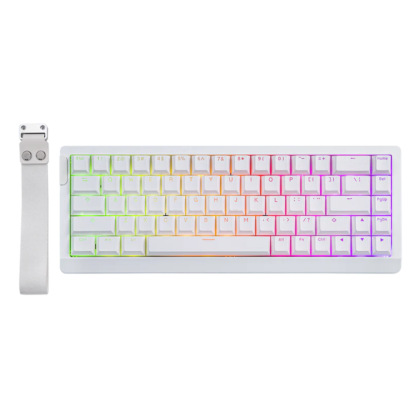 EPOMAKER HE68 Lite - 65% Magnetic Gaming Keyboard (white) - Vue 2 | Keyboard Maroc