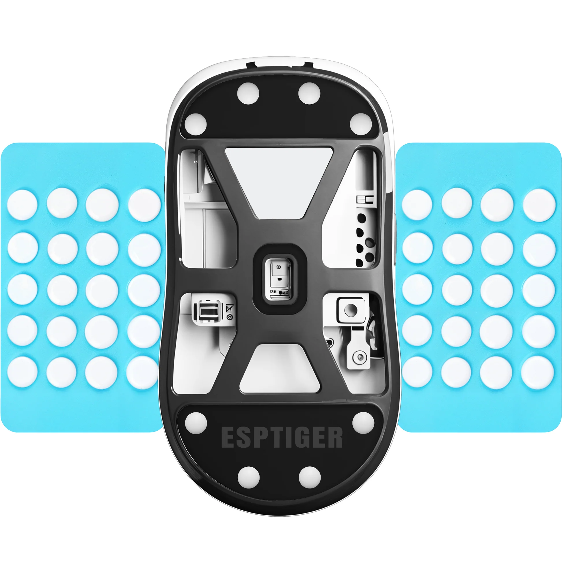 ESPTiger ICE V2 Mouse Skates – Universal – DIY Dots - Accessory | Epic Key Maroc