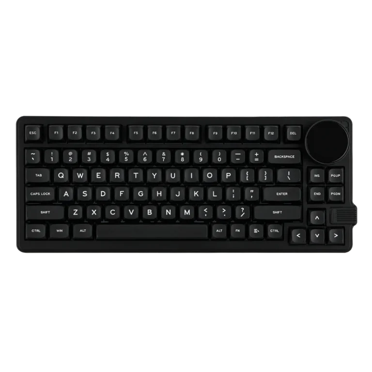 Feker K75 Lite Gasket Mechanical Keyboard – 83-Key Hot-Swappable RGB Keyboard with Screen & Knob, Wireless/USB-C, 5000mAh Battery, for Windows & Mac - Keyboard available at Epic Key Morocco