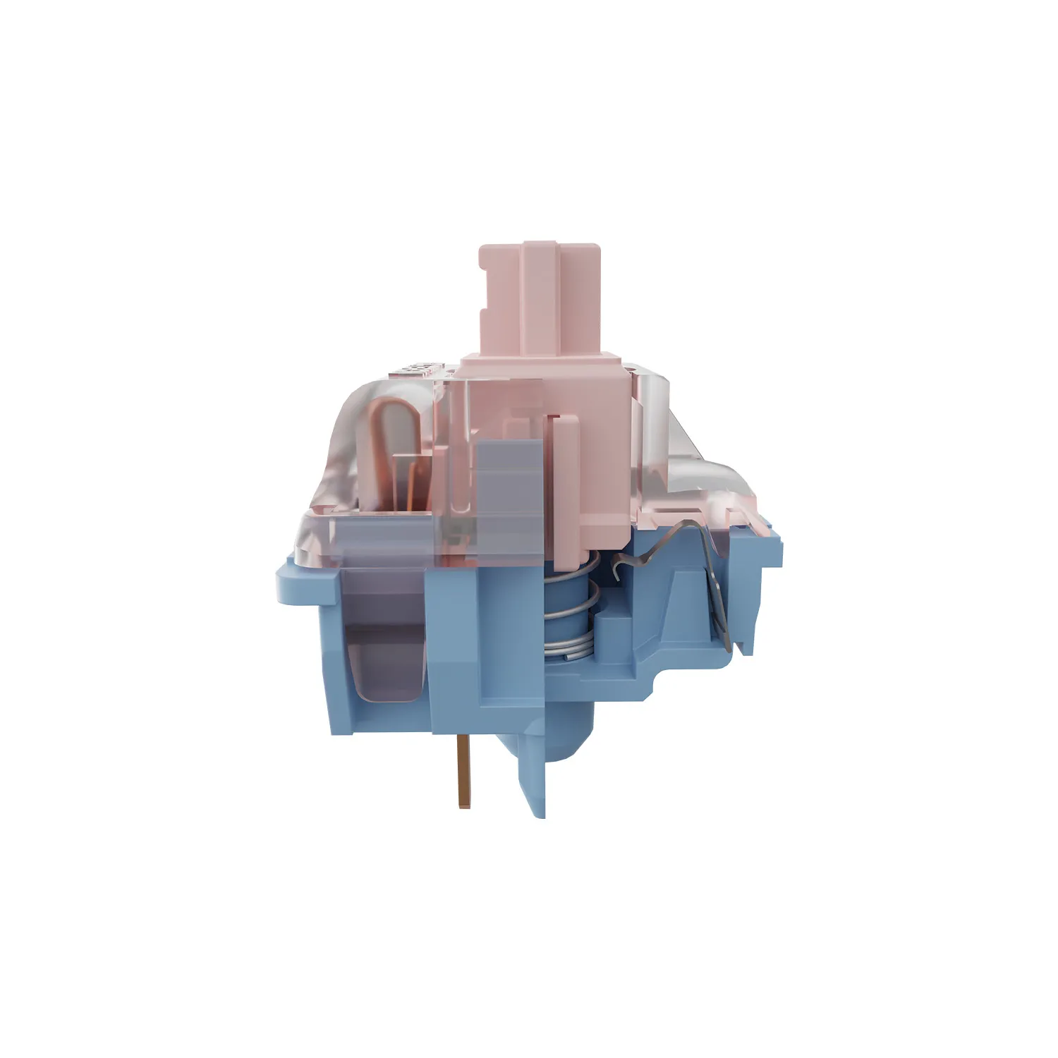 Gateron Melodic Clicky Mechanical Switch Set – 60g Actuation, 5-Pin, Factory Pre-Lubed - Vue 4 | Switches Maroc