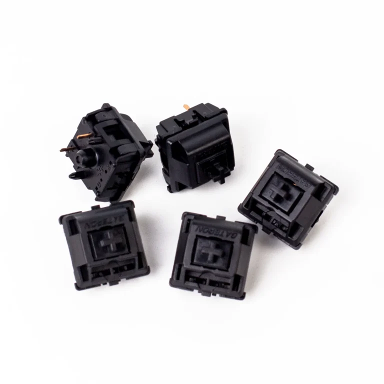 Gateron Oil King Linear Mechanical Switch Set – Factory Pre-Lubed, 55g Actuation, 60M Lifespan