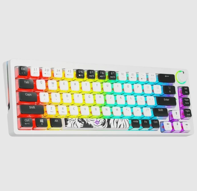 Golden Lion GI68 65% Hot-Swappable Mechanical Keyboard Red Switches - Keyboard available at Epic Key Morocco