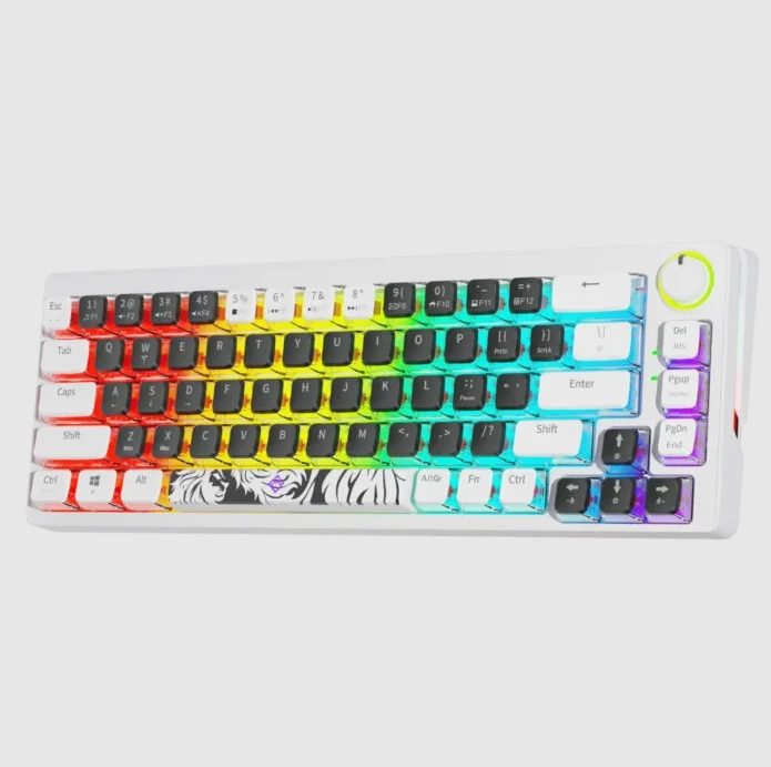 Golden Lion GI68 65% Hot-Swappable Mechanical Keyboard Red Switches - Keyboard available at Epic Key Morocco