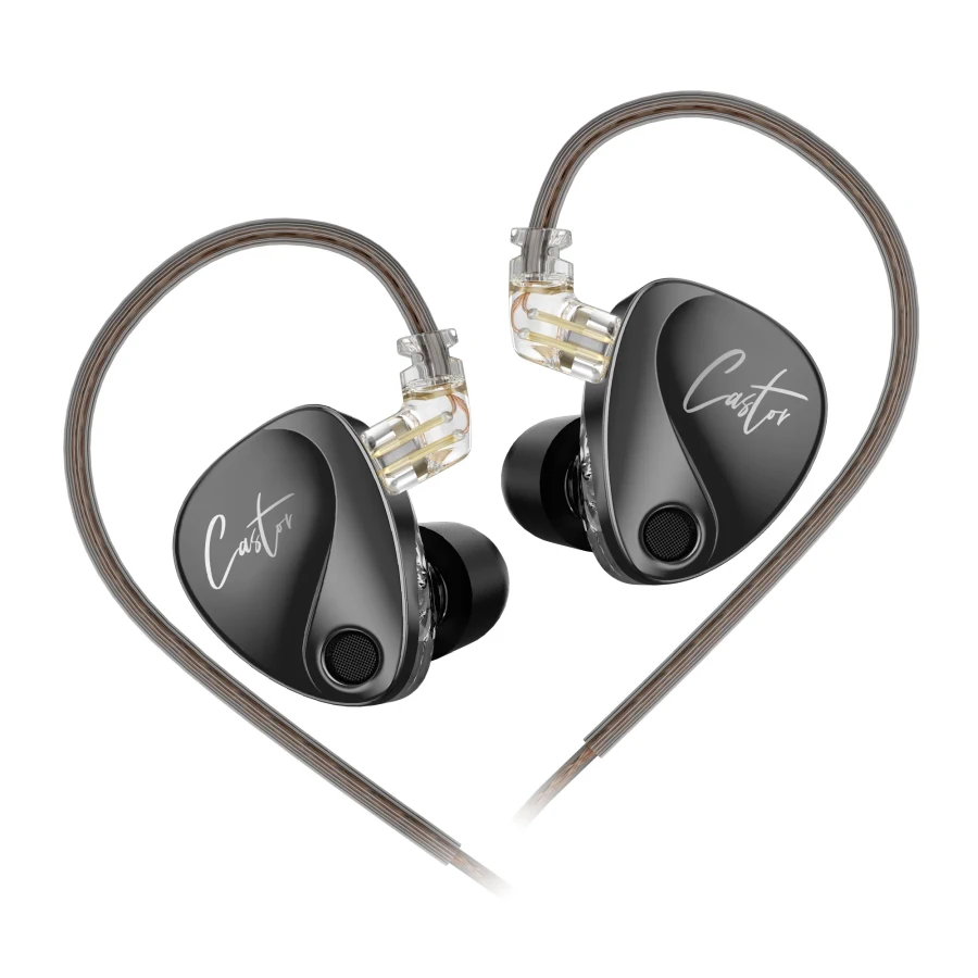 KZ Castor Dual Dynamic Driver HiFi In-Ear Monitor Earphones with Mic – Tunable Bass IEM (3.5mm) - Earphones | Acheter au Maroc - Epic Key