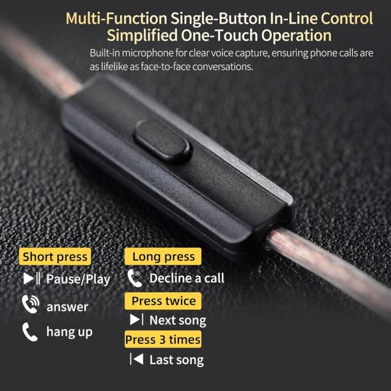 KZ EDX Lite – Wired Earphones with Clear Sound and Lightweight Design (Clear Color) With Mic - Earphones photo 5 - Epic Key Morocco