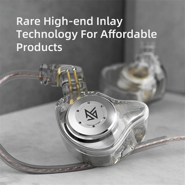 KZ EDX PRO In-Ear Gaming Earbuds with Mic – 10mm Dynamic Driver, Detachable Cable, HiFi Bass IEM Headphones for Gaming, Music & More (White) - Earphones photo 2 - Epic Key Morocco