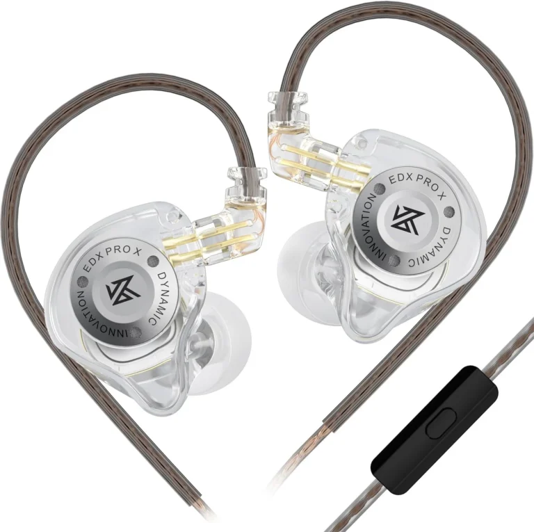 KZ EDX PRO X In-Ear Headphones – HiFi Dynamic Driver Earbuds with Deep Bass, Noise Reduction, Detachable Cable, for Music, Gaming & Sports (white) - Buy Earphones online in Morocco | Epic Key