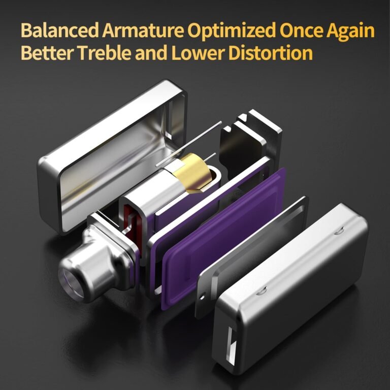 KZ ZSN Pro 2 In-Ear Monitors – Hybrid 1DD+1BA HiFi IEMs, Detachable Cable, Noise-Isolating Earbuds with Mic (Black) - Earphones photo 5 - Epic Key Morocco