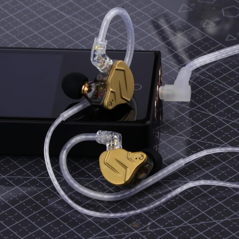 KZ ZSN Pro X Gaming Earbuds – Hybrid Dual Driver IEMs, HiFi In-Ear Monitors with Mic & Detachable Cable (Gold) - Earphones photo 2 - Epic Key Morocco