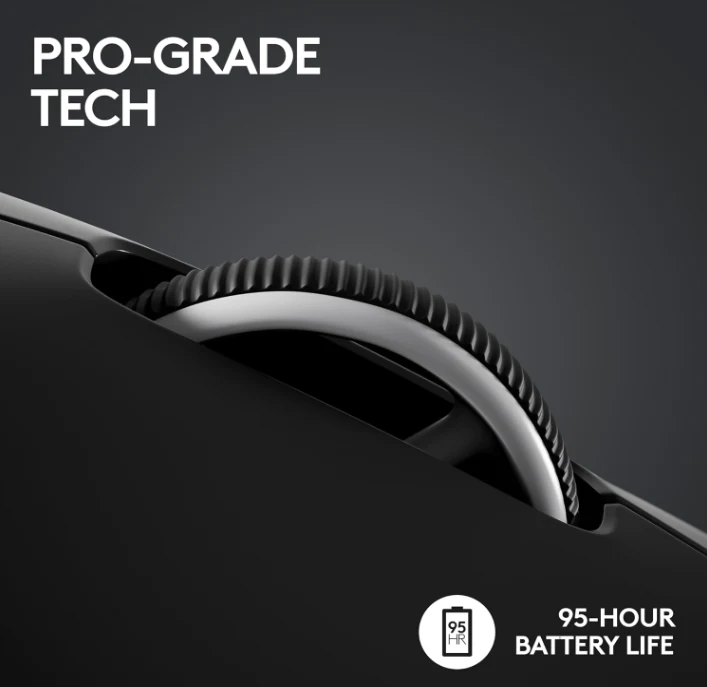 Logitech G Pro X Superlight 2 Lightspeed (Black) - Mouse photo 3 - Epic Key Morocco