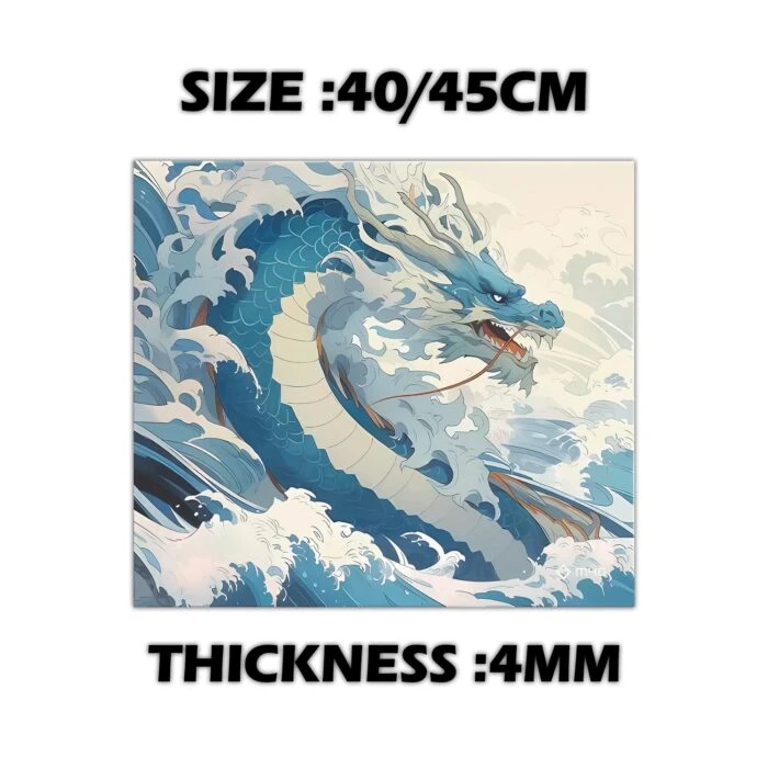 M4G Glass Mouse Pad AB2 TX 40x45cm - Vue 2 | Mouse Pad Maroc