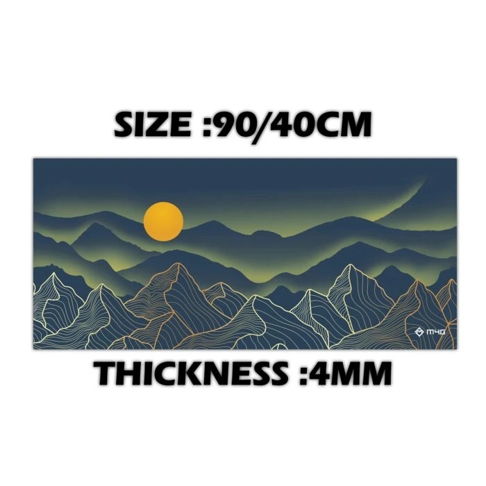 M4G Mouse pad B-Green 900x400mm/4mm - Vue 2 | Mouse Pad Maroc