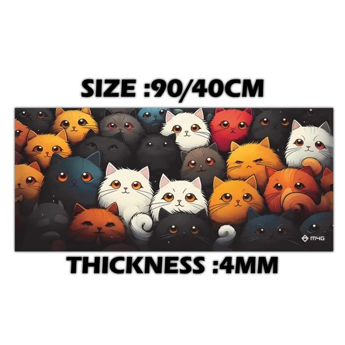 M4G Mouse pad CAT-Tex 900x400mm/4mm - Mouse Pad photo 2 - Epic Key Morocco