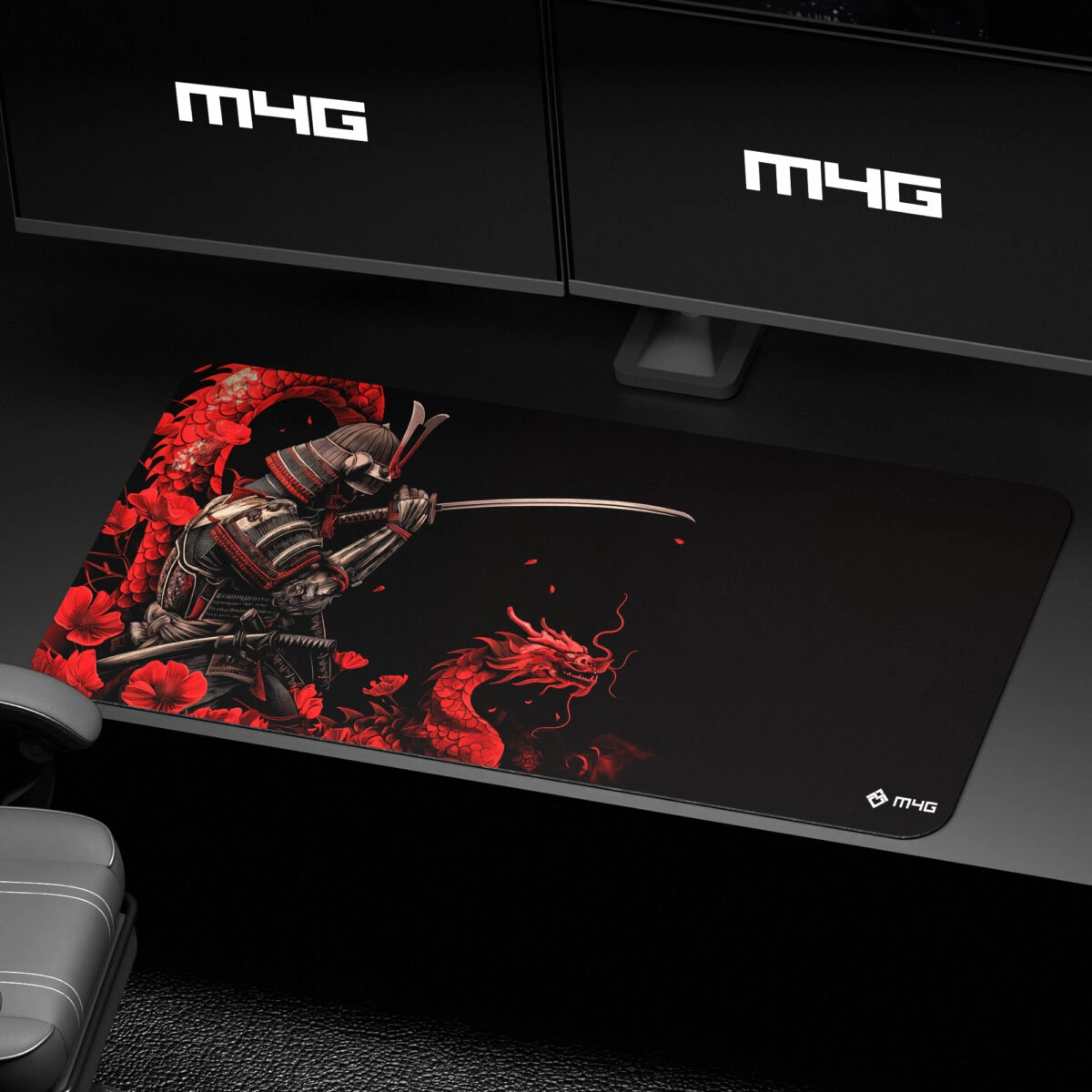 M4G Mouse Pad Crimson Samurai 900×400mm / 4mm - Mouse Pad | Acheter au Maroc - Epic Key