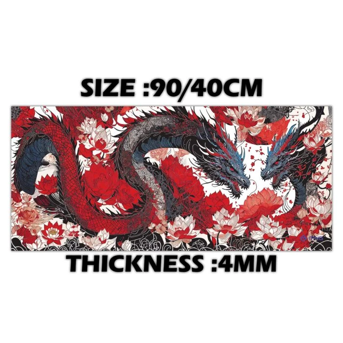 M4G Mouse pad RED DRAGON 900x400mm/4mm - Vue 2 | Mouse Pad Maroc